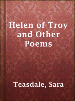 cover image of Helen of Troy and Other Poems
